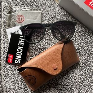 Ray-Ban Erika Polarized Sunglasses, in Black